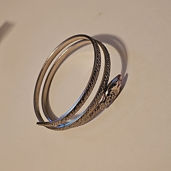 1970s metal snake bracelet SUPA SWEET - Picture 2 of 5